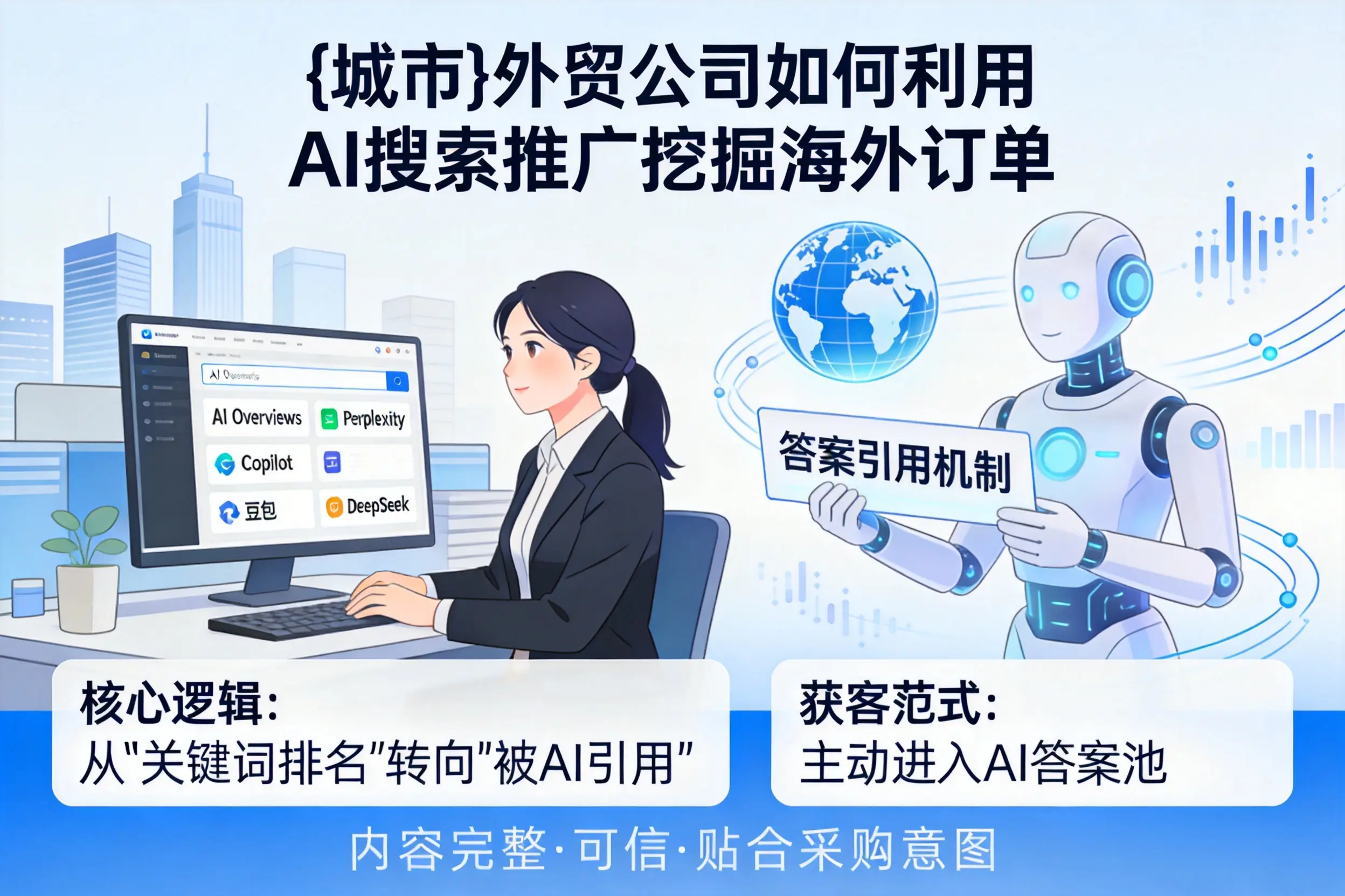 深圳外贸公司如何利用AI搜索推广挖掘海外订单