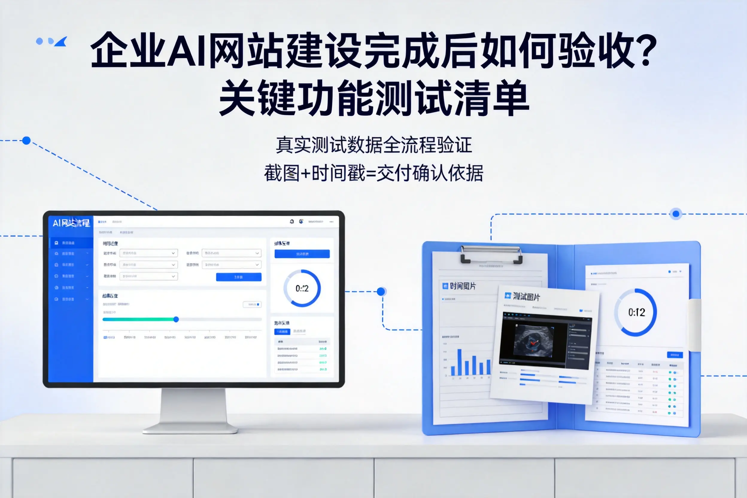 深圳企业AI网站建设完成后如何验收？关键功能测试清单