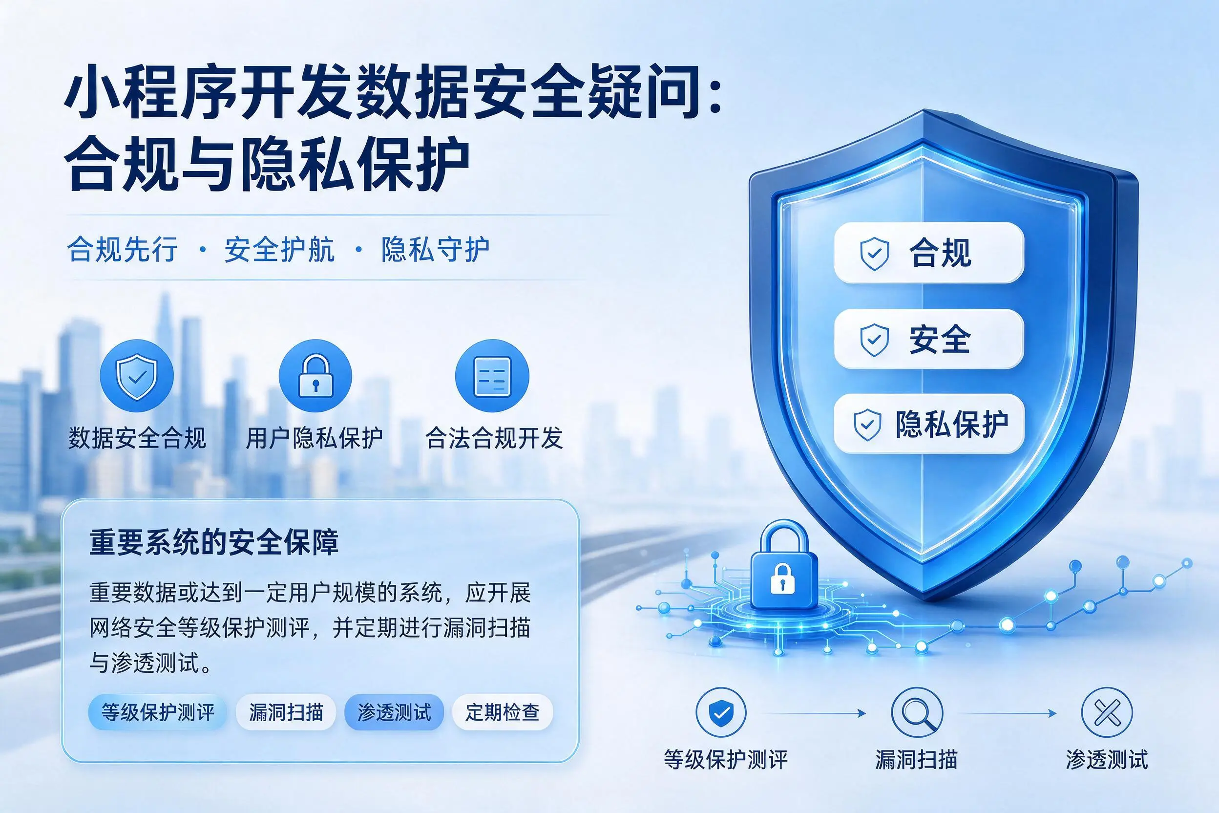 深圳小程序开发数据安全疑问:合规与隐私保护
