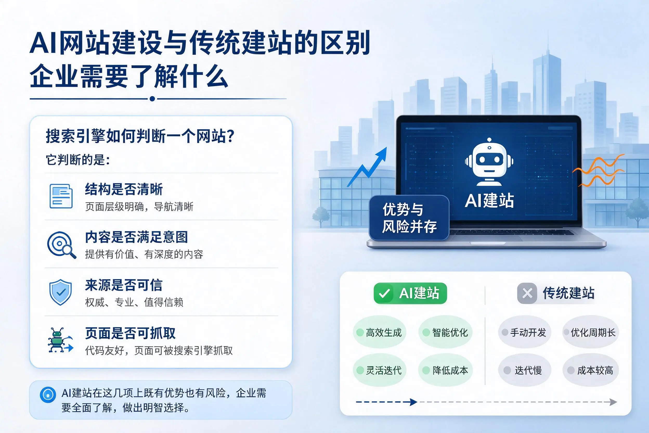 AI网站建设与传统建站的区别,深圳企业需要了解什么