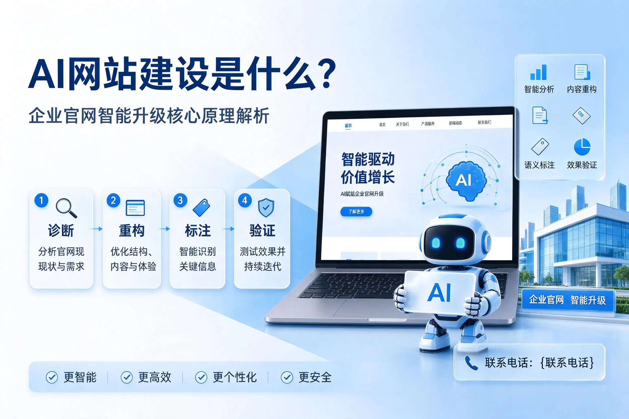 AI网站建设是什么？深圳企业官网智能升级核心原理解析