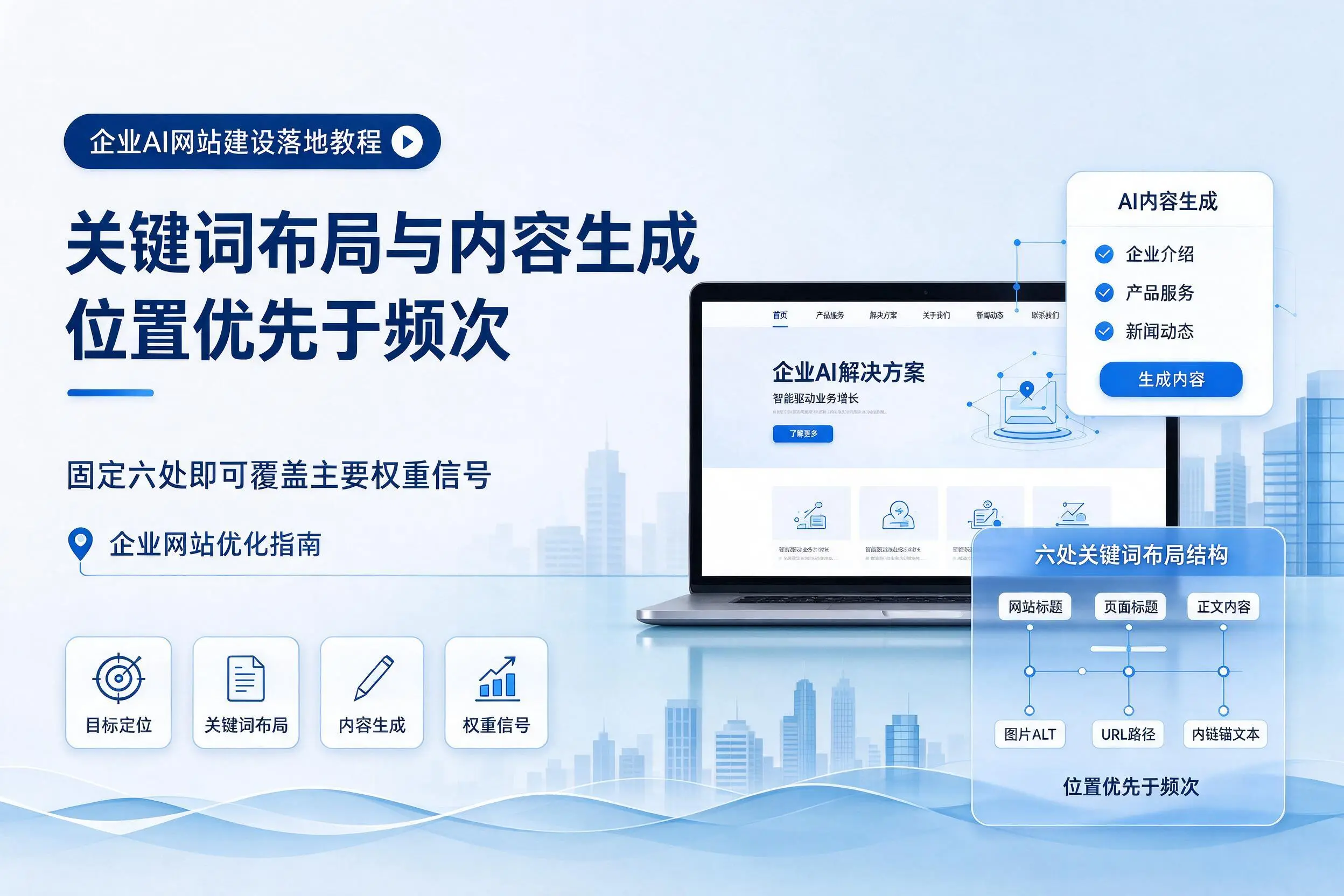 深圳企业AI网站建设落地教程：关键词布局与内容生成